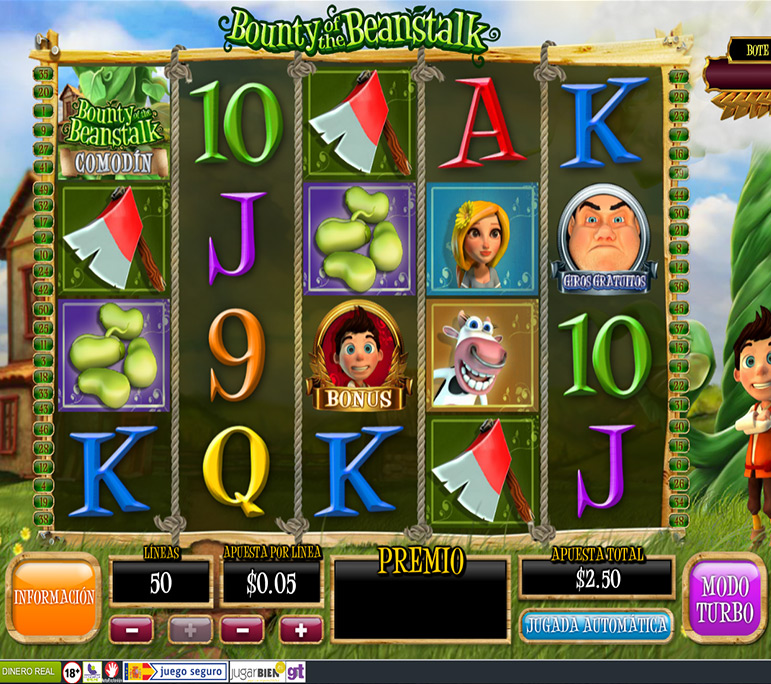 bounty of the beanstalk slot de playtech